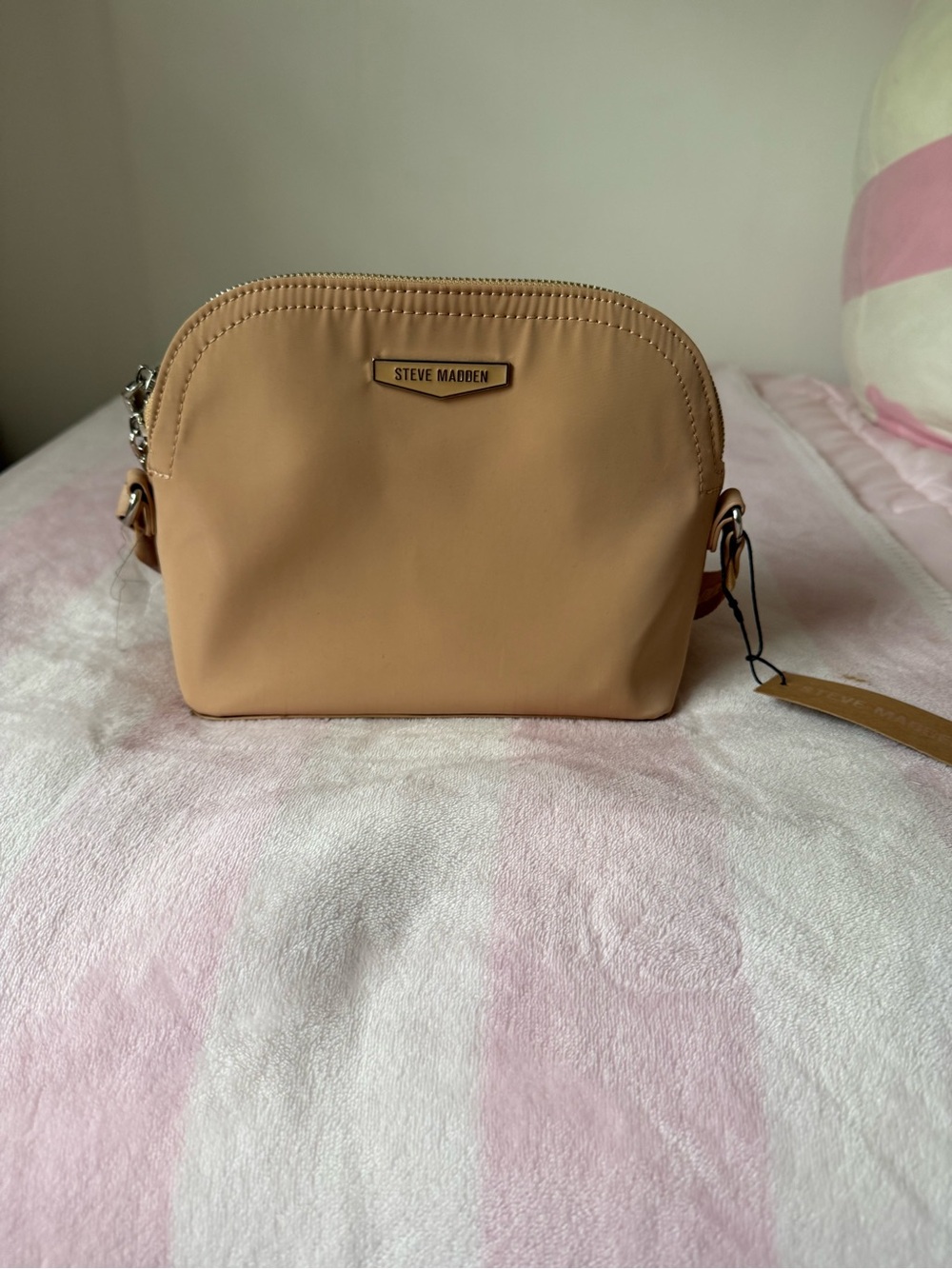 Steve Madden Peach-Tan Small Crossbody Bag
